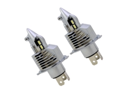 Paquete De 2 Bombillas Led H4 De 30 W Para Faros De Coche, Alto Brillo, Baja