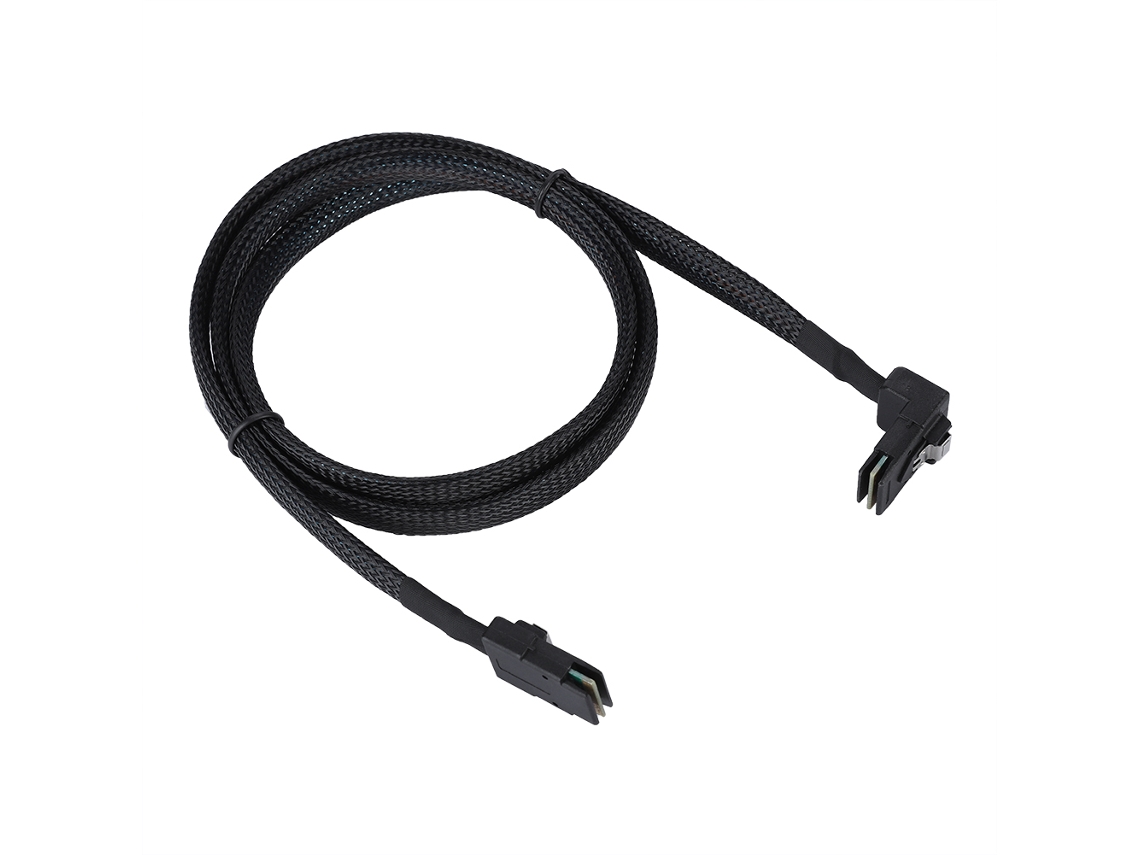Cabledeconn Mini Sas36p 90° Codo Sff-8087 Cable De Transmisión De Datos De Servidor