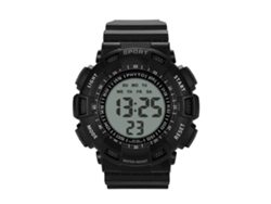 Reloj Electrónico Deportivo Simple Al Aire Libre Para Hombre Pantalla Digital Regalo Negro