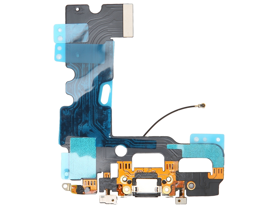 Cable Flexible Con Conector De Puerto De Carga Usb Para Iphone 7 (negro)