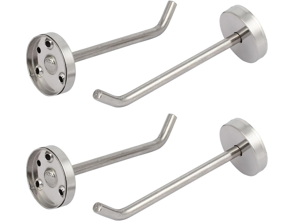 Gancho de pared redondo de acero inoxidable, 120 mm CHABERLU
