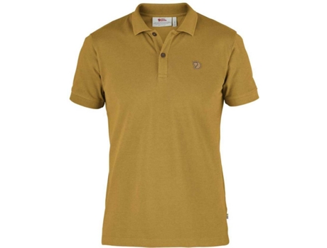 Polo de Hombre FJÄLLRÄVEN Övik Montaña Algodón Amarillo (S)