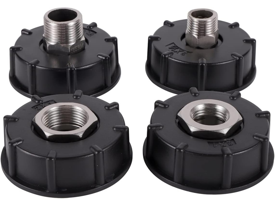Conector De Acero Inoxidable Para Racores Ibc Macho Y Hembra Acero Inoxidable