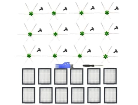 38 piezas repuestos de aspiradora cepillo lateral de filtro Hepa para Irobot Roomba E5 E6 I7 I7 accesorios para aspiradoras