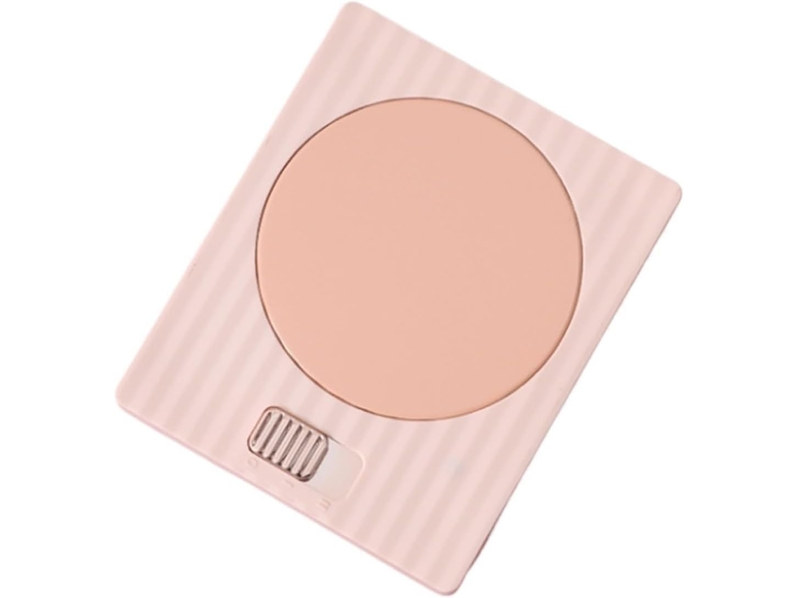 Calentador de tazas Digitallab con 2 ajustes de temperatura (rosa)