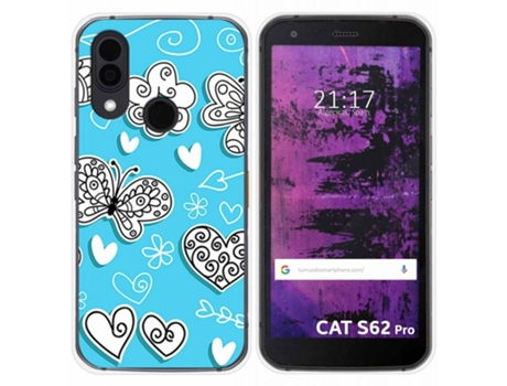 Carcasa CAT S62 Pro TUMUNDOSMARTPHONE Dibujos Multicolor