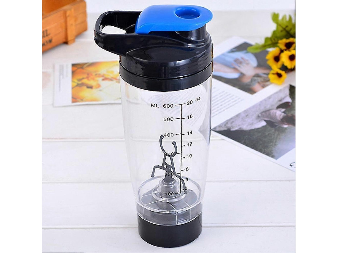 Batidora eléctrica portátil para botellas de agua de 600 ml, batidora automática de proteínas Nostalgia88