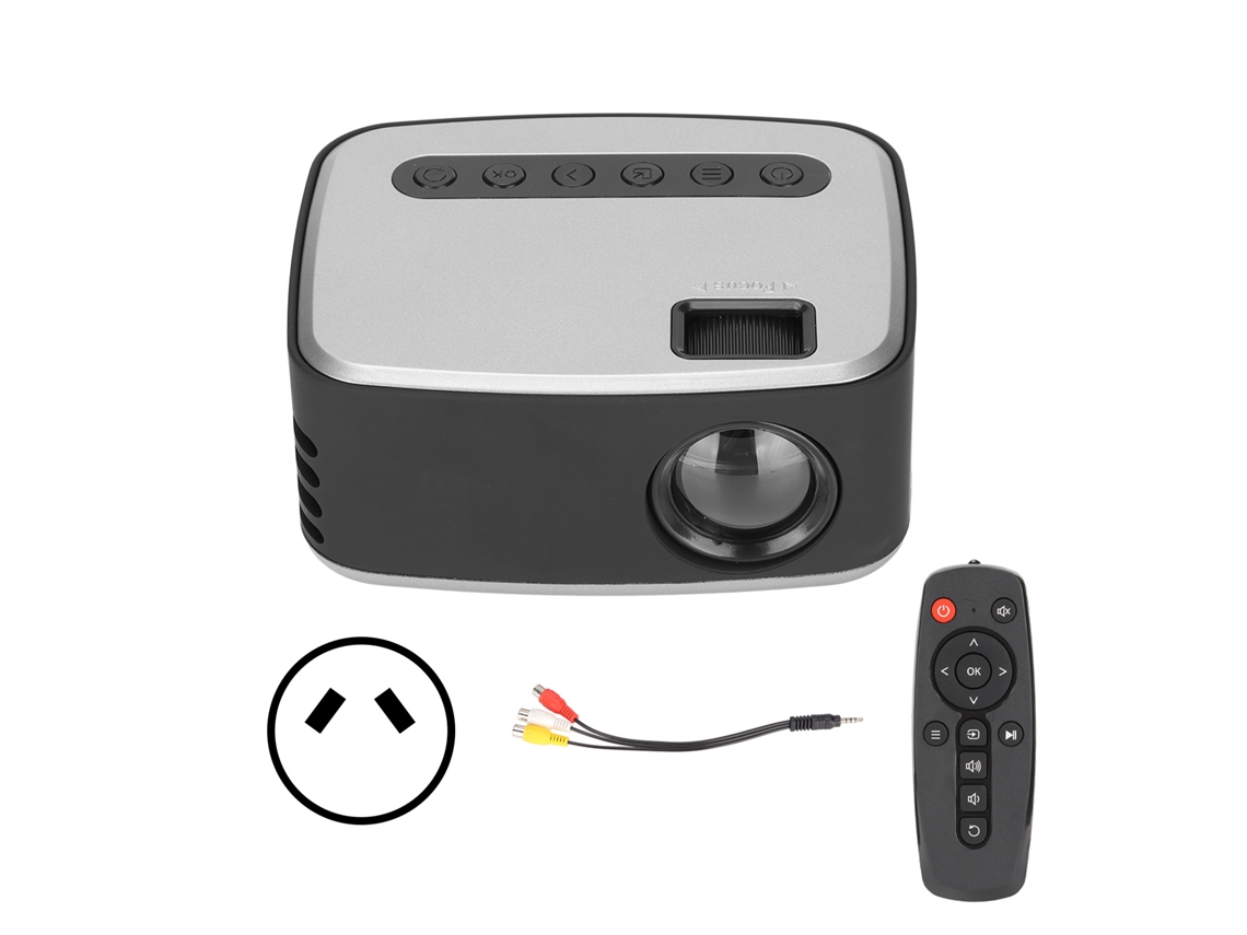 Proyector portátil Full HD 1080p para cine en casa y películas al aire libre, 100-240 V, enchufe australiano.