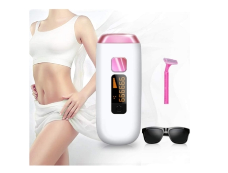 Depilación Ipl 999,999 flashes Depiladora láser para mujeres y hombres Sistema de dispositivo de depilación permanente sin dolor para línea de biki...