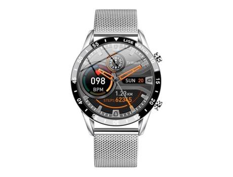 Smartwatch con SMS y Llamadas Presión Arterial 1 32'' Impermeable Ip67 Plata VEANXIN