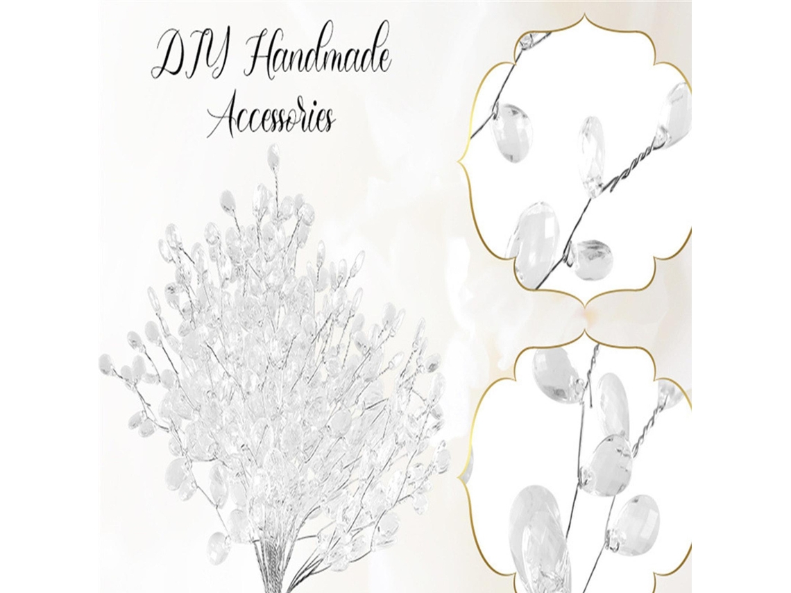 30 palitos de flores artificiales con forma de palitos, jortmrd