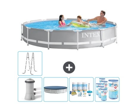 Piscina Tubular INTEX 26712GN-CB20 (6503 L - 366x76cm)
