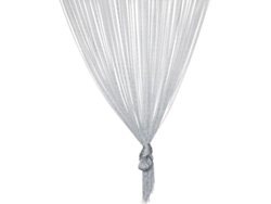 Painel Cortina Gotas Prata 100x200 Cm Decoração Temporada Festiva Leve Tecido Brilho