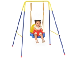 Columpio Infantil 3 En 1, Plegable, Con Asiento Ajustable, Para Uso Interior Y Exterior, Multicolor.