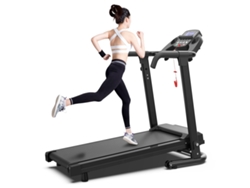 Cinta de correr plegable KREEDA Q30 de 2,5 hp con pantalla LED, 12 programas y conectividad mediante aplicación.