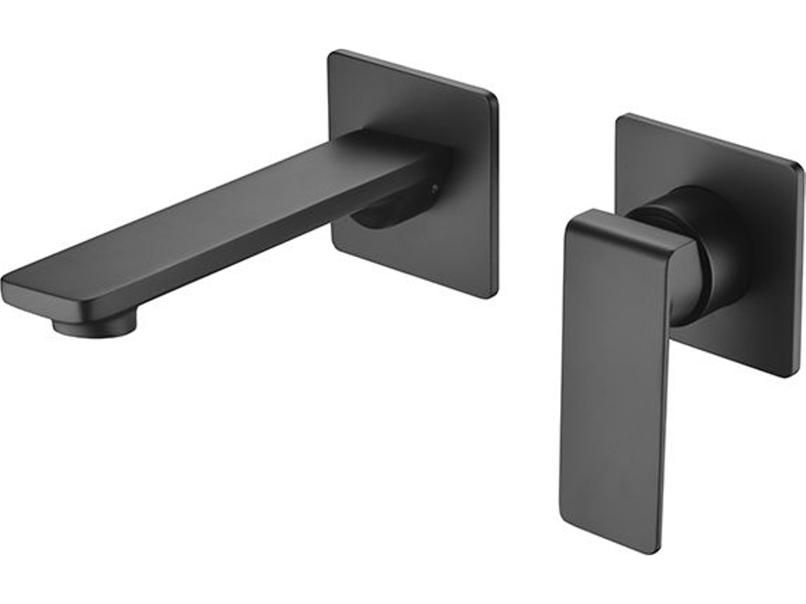 Monomando lavabo empotrado Fiyi negro mate IMEX GLF016/NG
