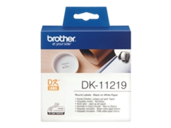 Consumible Original Brother DK11219 Etiquetas precortadas circulares (papel térmico)