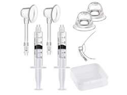 Corrector de pezón invertido, 2 piezas, aspirador de pezón para mujeres, pezón plano