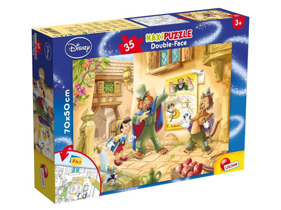 Puzzle LISCIANI Disney Df Supermaxi 35 Pinocchio rompecabezas 35 pieza(s) Dibujos