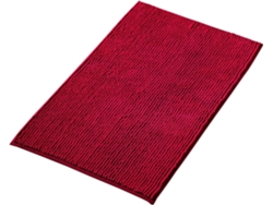 Alfombrilla Antideslizante - Combinable Para Uso - Alfombrilla De Nieve Lavable - Para Ducha, Bañera Y Baño - Rojo - 50x80 Cm