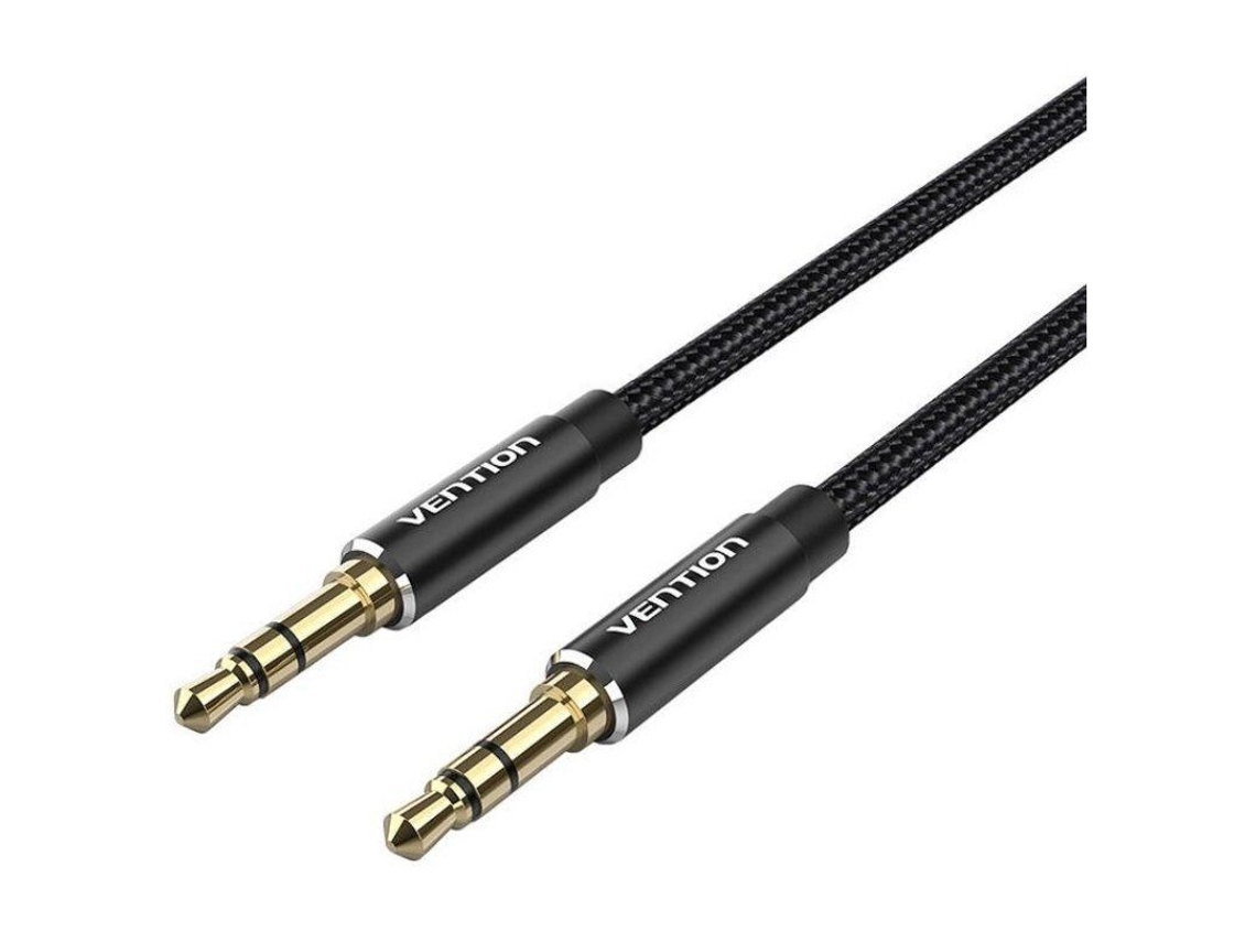 Cable Estéreo VENTION Bawbh/ Jack 3.5 Macho Jack 3.5 Macho/ 2M/ Negro