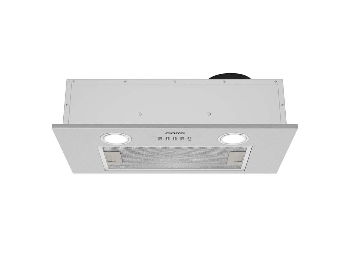 Ciarra Campana Extractor 52cm 220m³/h Recirculación Con Filtros De Carbón (2 Piezas) Inox 913ass52