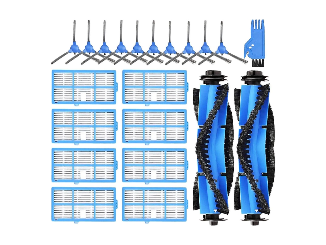 Filtros HEPA con cepillo giratorio compatibles con robots Coredy R3500, R3500s, R650 y R550