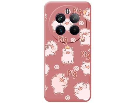 Funda Diseño Cerdos para Realme 12 Pro 5G / 12 Pro Plus 5G TUMUNDOSMARTPHONE Rosa