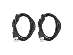 2 Cables De Carga Usb Para El Reloj Garmin Vivomove Sport Venu 2 Plus Y Otros Modelos.