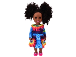 Ats-muñeca Bebé Africana De 14 Pulgadas Suave Vinilo Muñeca Recién Nacida Realista Con Ropa Bonita