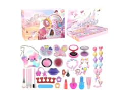 Calendario de Navidad con Maquillaje, Calendario de Adviento con Maquillaje de Juguete Multicolor, Aeuzwr