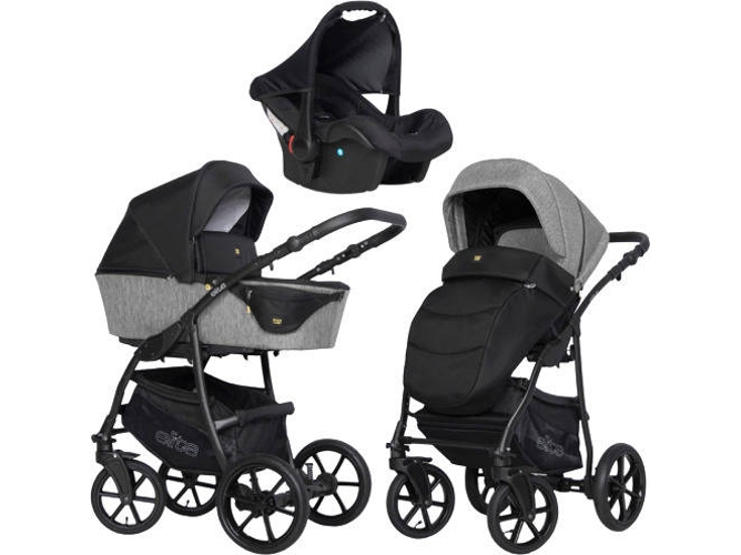 Carrito de Bebé Individual EXPANDER Elite + Carlo Isofix Ready Carbon