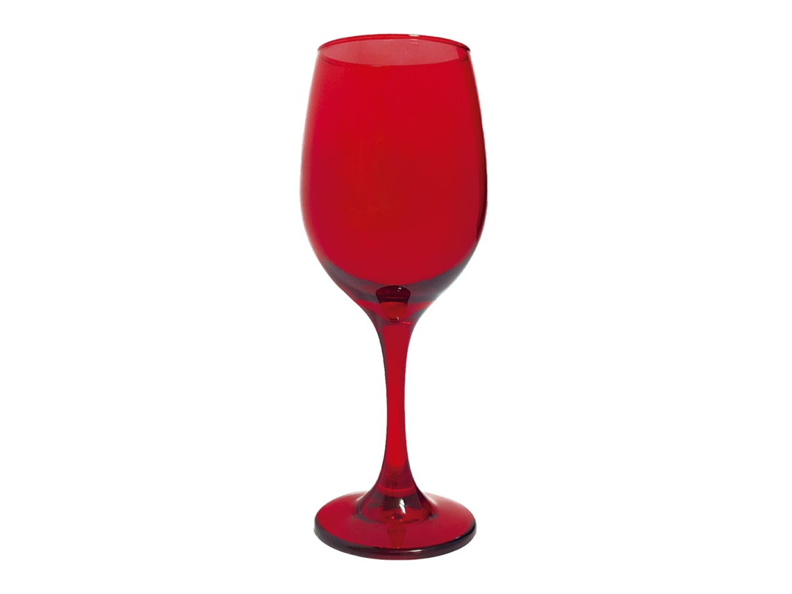 Juego de 6 vasos My Glass rojos de 300 ml
