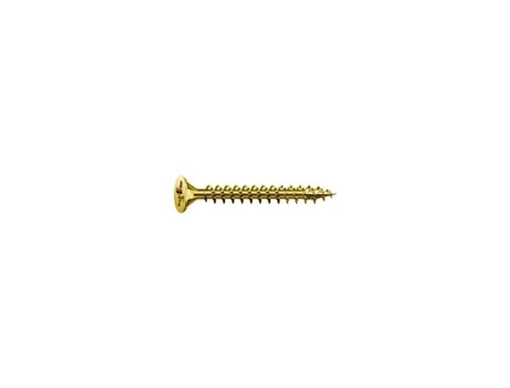 Tornillo Universal SPAX Seko Cruciform Z 3 5X 16 Galvanizado Amarillo Por 200
