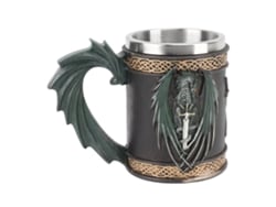 Taza De Acero Inoxidable Con Diseño Retro De Dragón Pirata, Gran Capacidad, Para Cerveza Y Café.