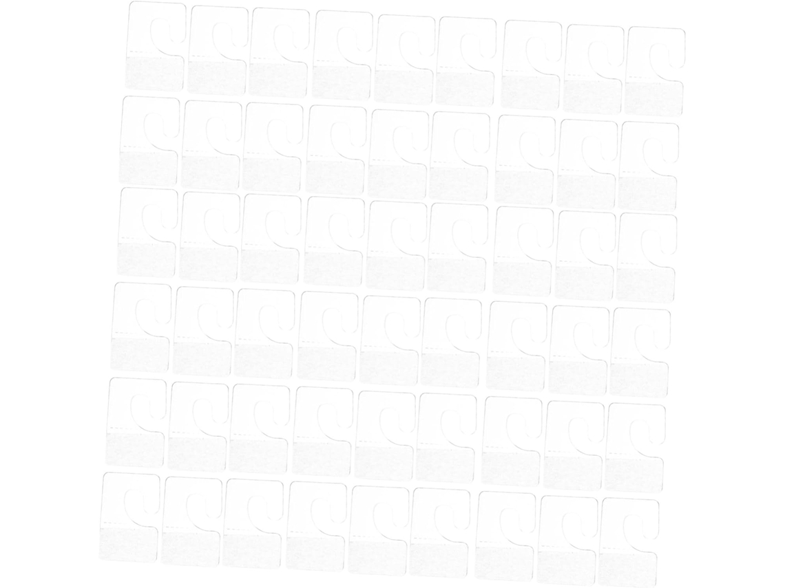 200 Piezas Shaped Plastic Adhesive Hang Tabs Hooks