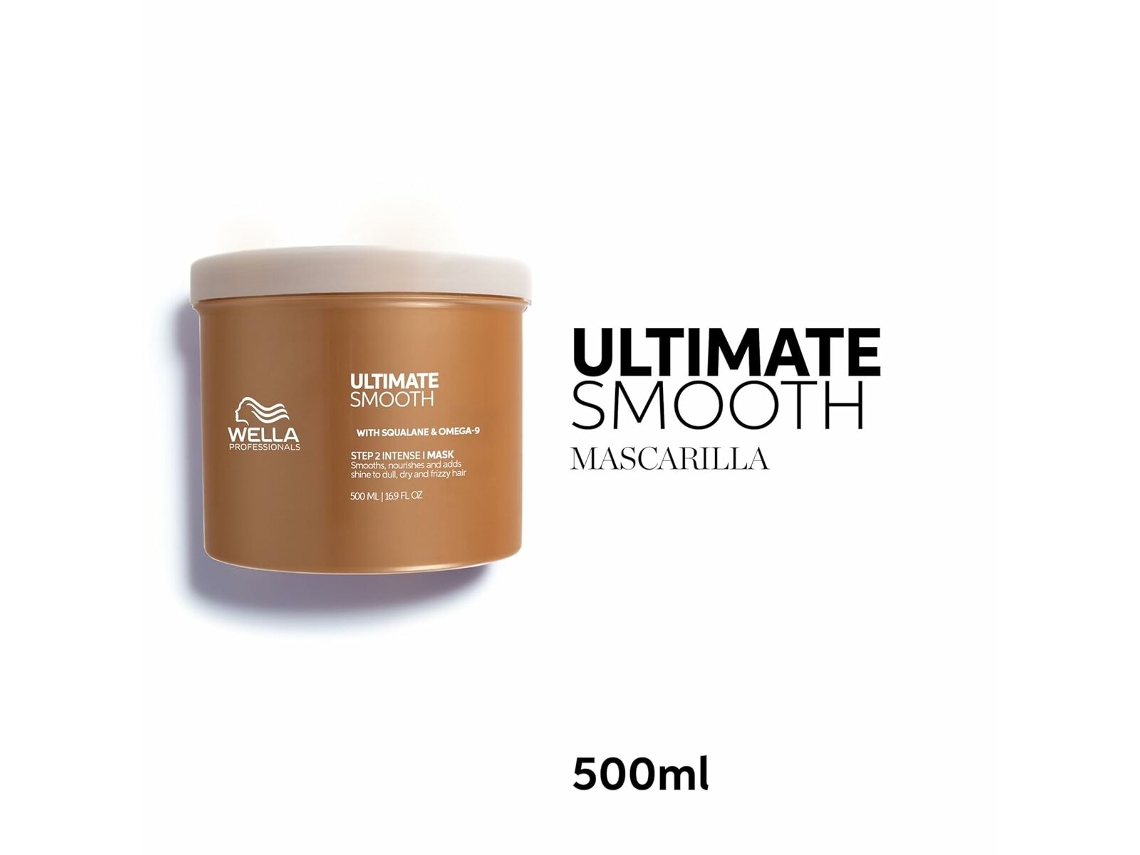 Mascarilla capilar Wella Ultimate Smooth (500 ml para cabello seco)