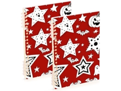 Besportble Juego De Estrella Y Polipropileno Viaje O Usándolo Como Diario Estudio 21,1 X 14,5 Cm