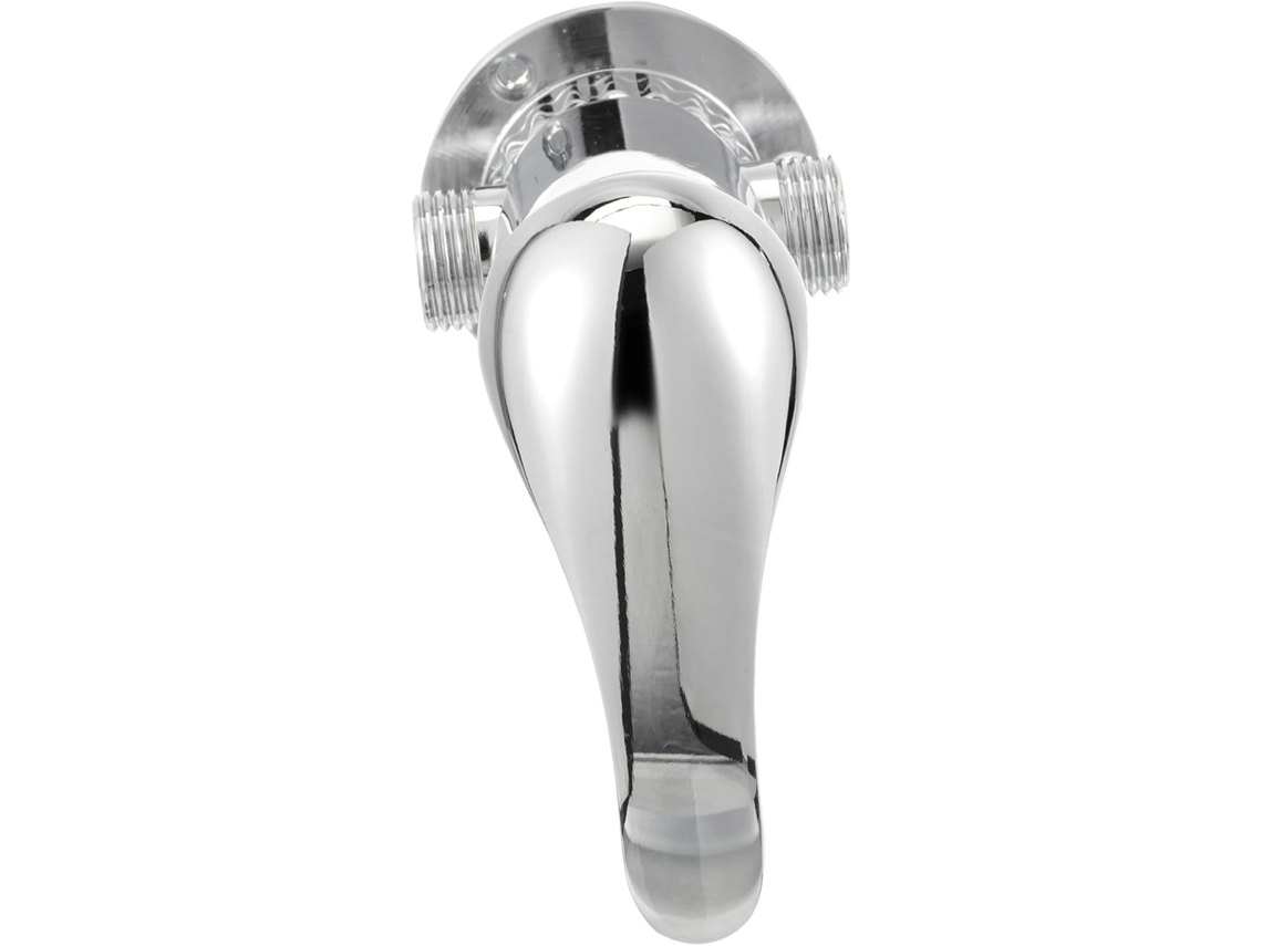 Grifo Mezclador De Baño De 3 Vías En Aleación De Plata Con Desviador Simple.