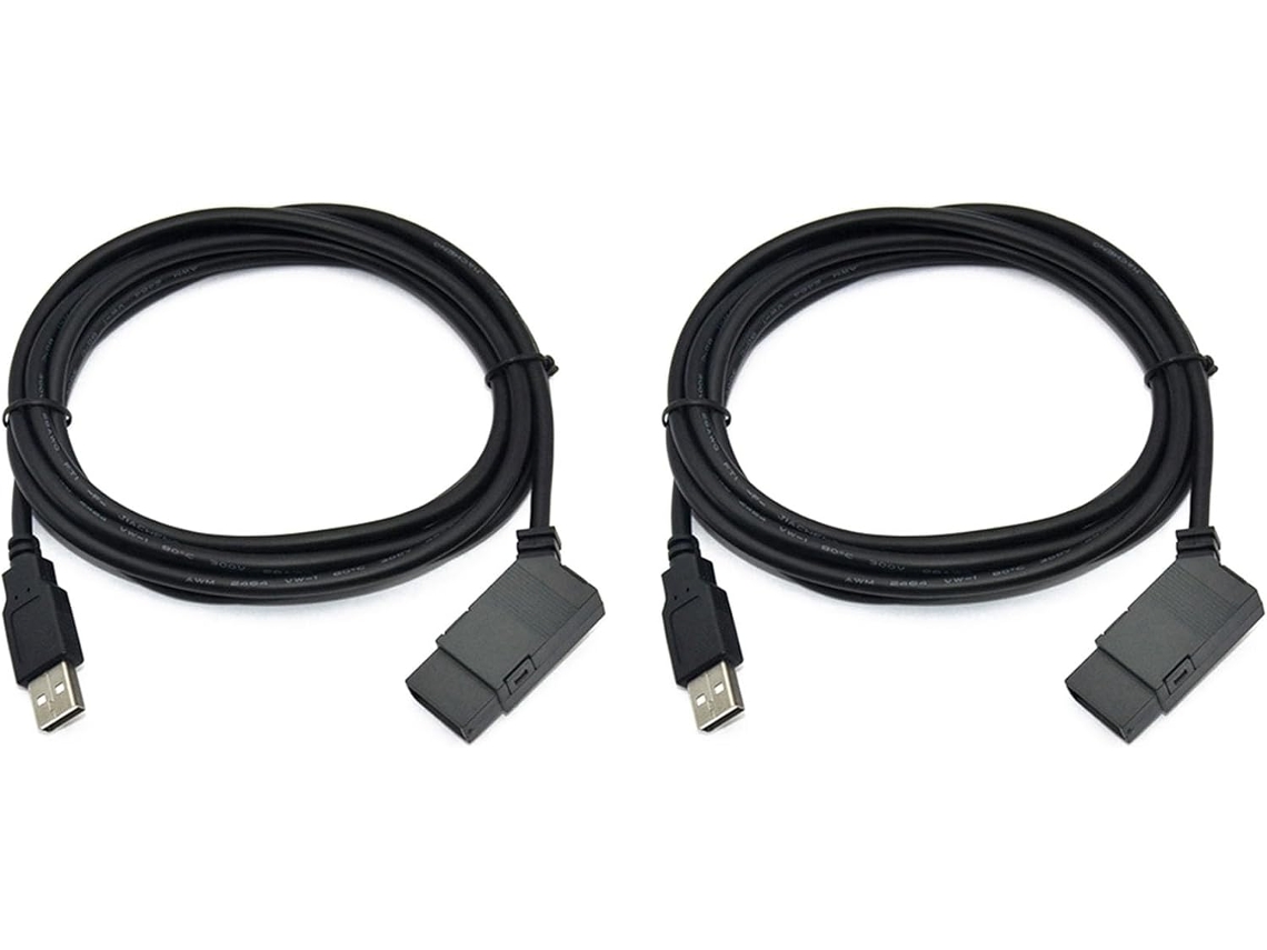 Cable De Programación Usb Aislado 2x Con Logotipo, Adecuado Para Plc Serie Con Logotipo Rs232 Pc Cable Pc 6ed1 057 1aa01/1aa00