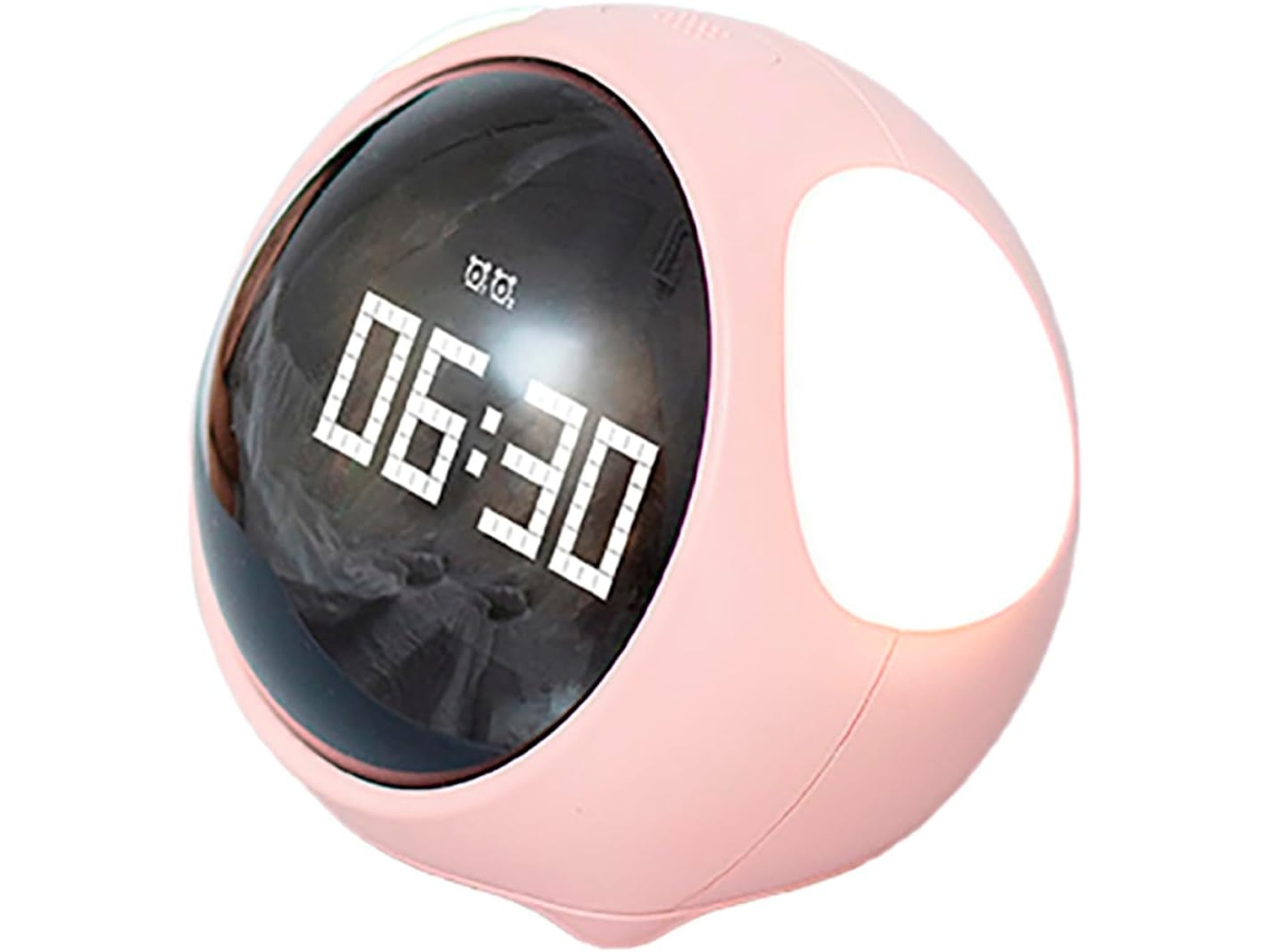 Reloj Despertador Digital Led Con Doble Alarma Y Luz Nocturna Ajustable Temperatura, Función Un