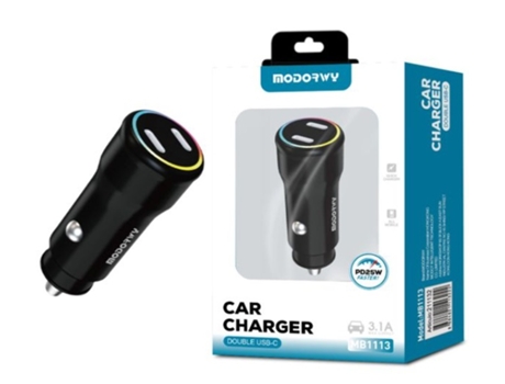 Cargador Isqueiro MODORWY Negro