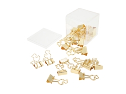 20 Clips De Papel Fuerza De Sujeción Fuerte Hierro Duradero Diseño De Patito Aplicación Amplia Clips Pequeños Dorados