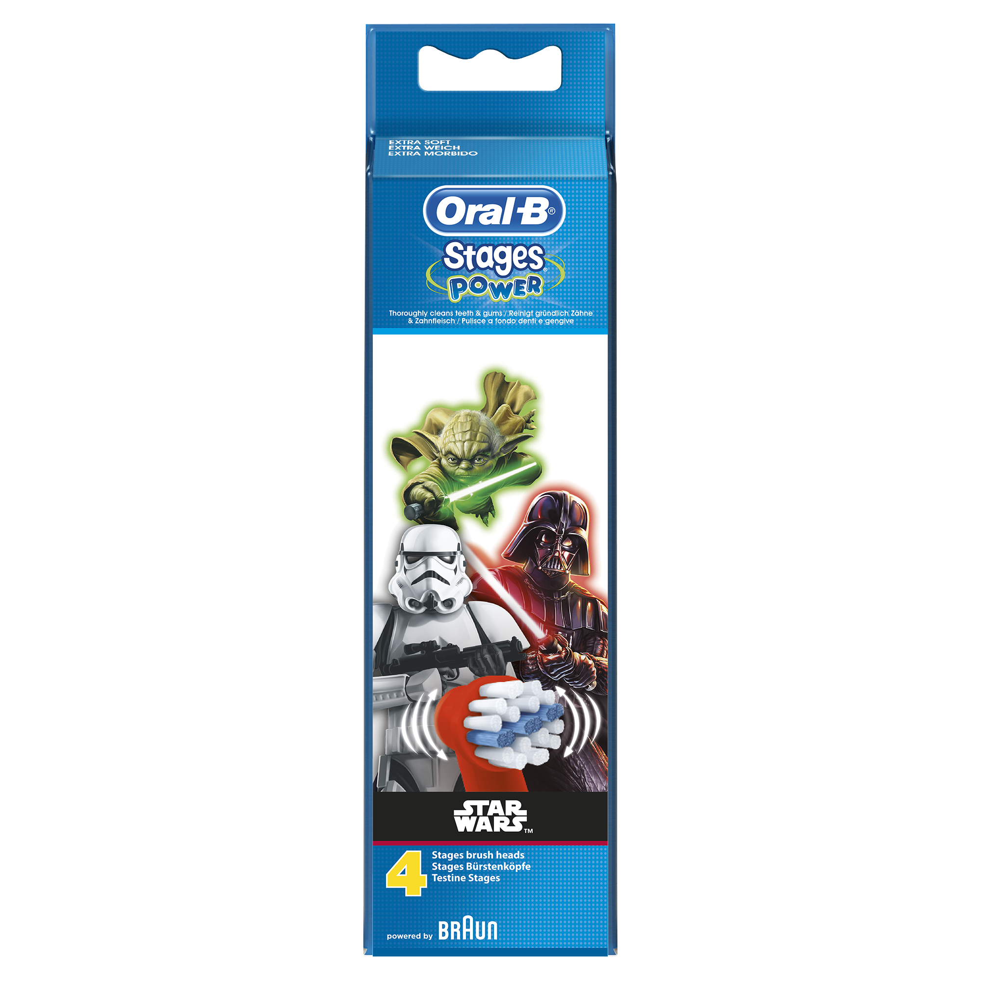 Recambio de Cepillo Eléctrico ORAL-B Kids Star Wars EB10-4 (4 unidades)