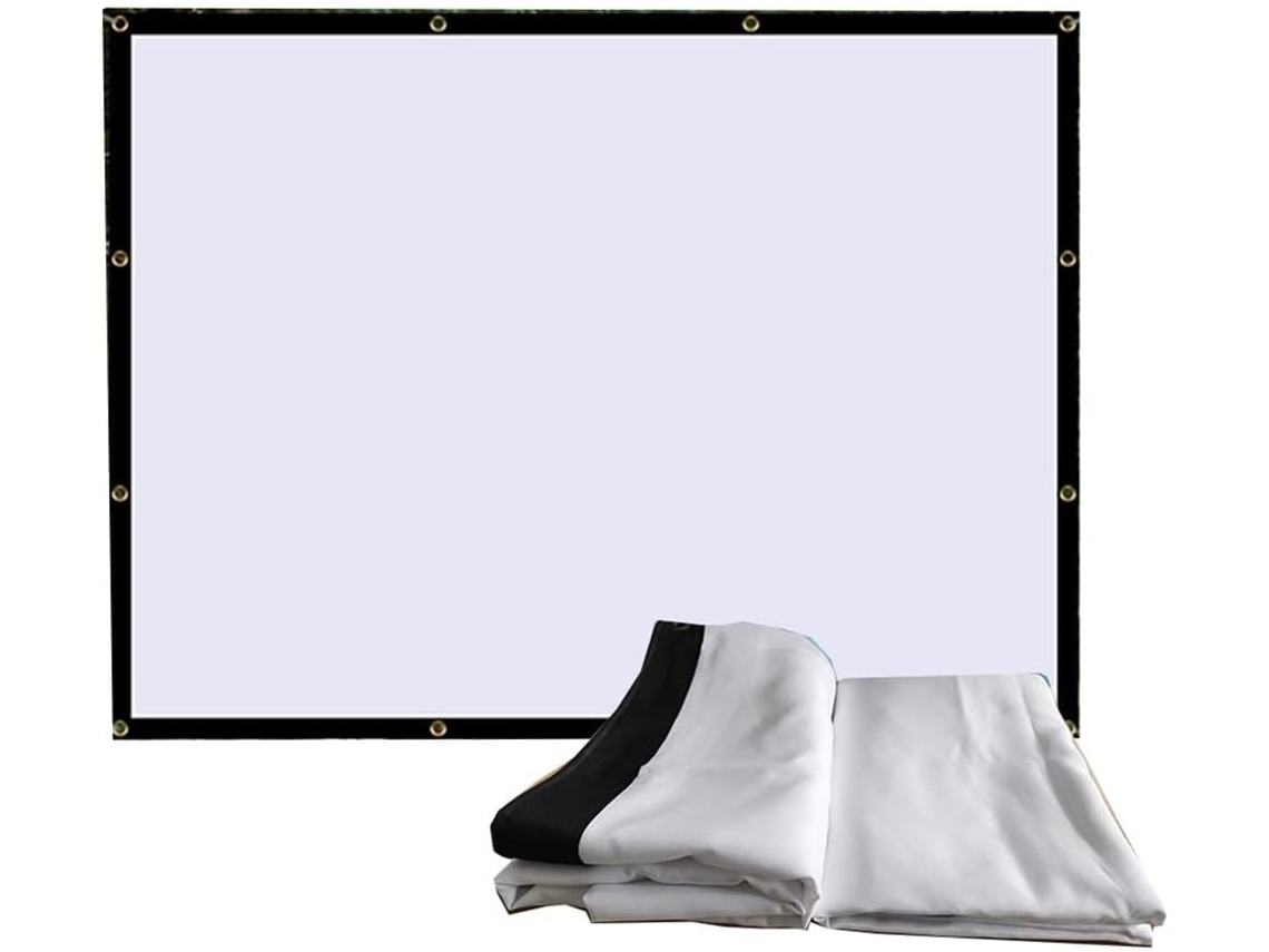 Pantalla De Proyección Plegable De 150 Pulgadas (16:9), Ideal Para Cine En Casa, Portátil, Para Interiores Y