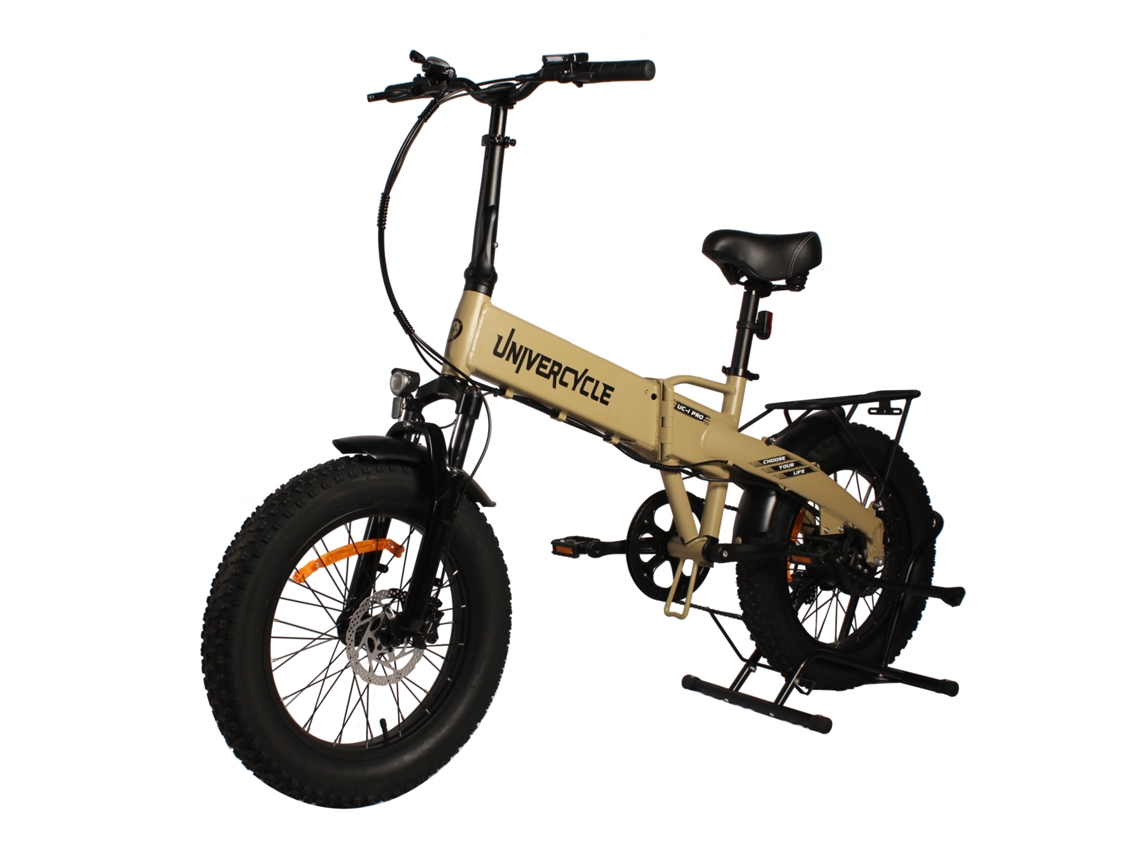 Univercycle B1 Bicicletas Eléctricas - Motor 350w Batería 48v13ah 20 Pulgada Neumáticos Freno De Disco Hidráulico - Caqui