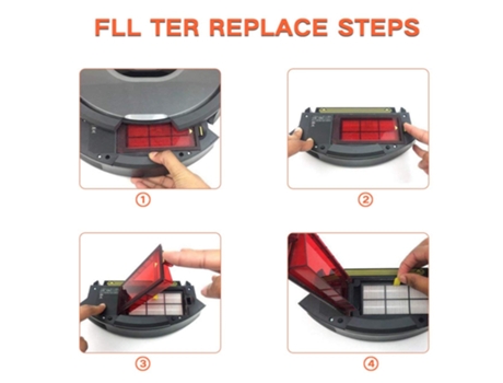 Adecuado para Robot Roomba 800 900 Series 805 860 870 871 880 890 960 980 accesorio para aspiradora