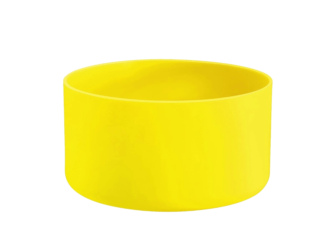 JILLIOPER Set de vasos térmicos de silicona antideslizante, alta temperatura, set de vasos de 7,5 cm y 9 cm con base de silicona
