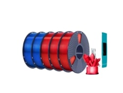 Filamento 3D de alta resistencia y baja contracción, 3 kg (Clrd) y 2 kg (Clbl) OEM
