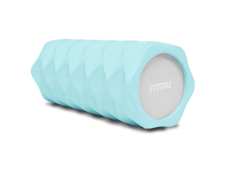 Rodillo de espuma EVA azul FITFIU ROLLER -PAT para masaje muscular yoga y pilates fitness
